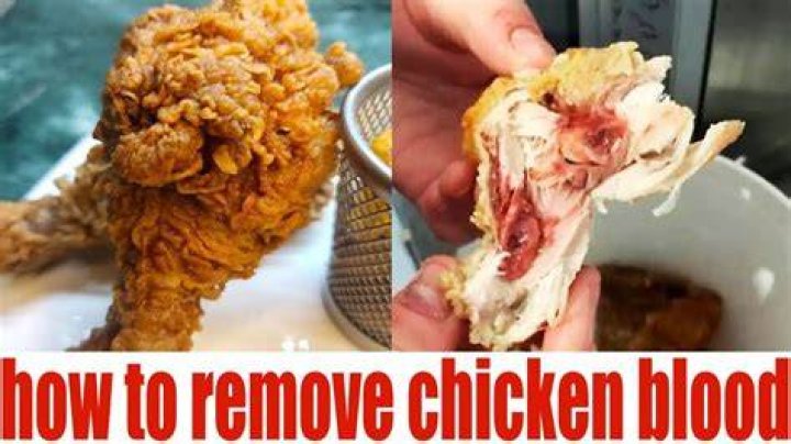 What happens if I eat bloody chicken?
