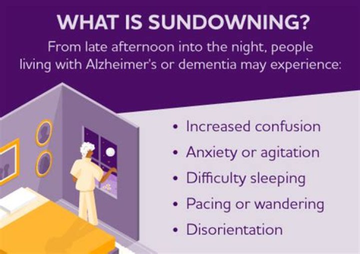 What is a sundowner patient?