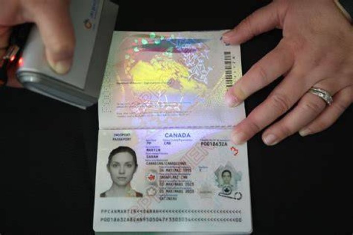 What is a white Canadian passport?