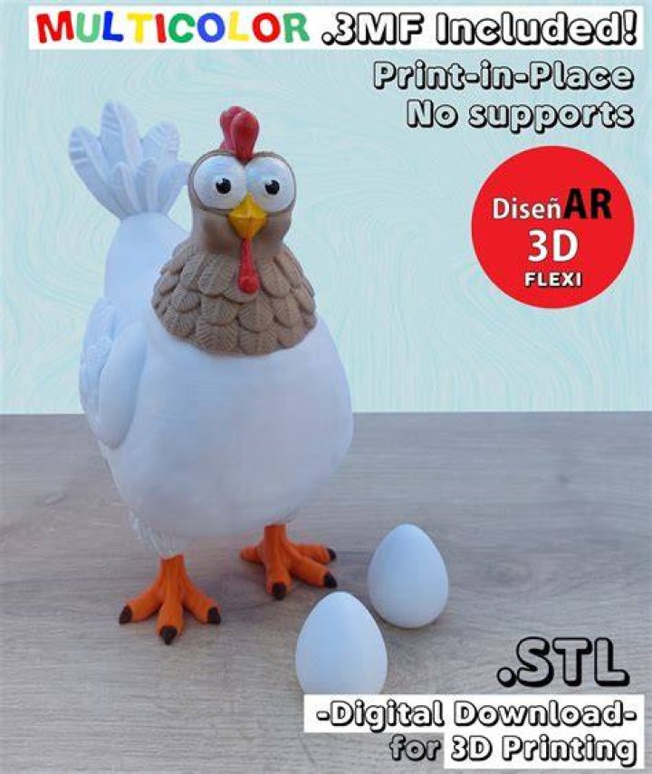 What is printed chicken?