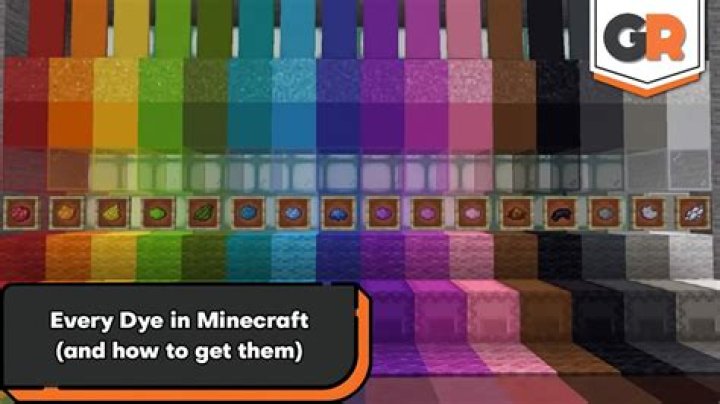 What is the hardest dye to get in Minecraft?