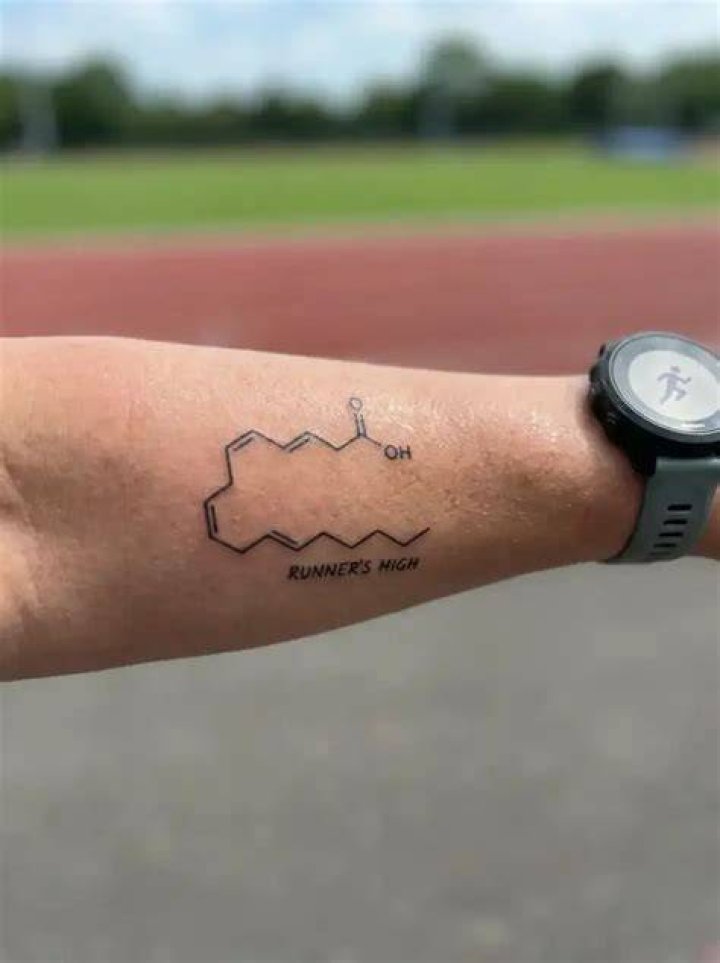 What is the runner's high tattoo?