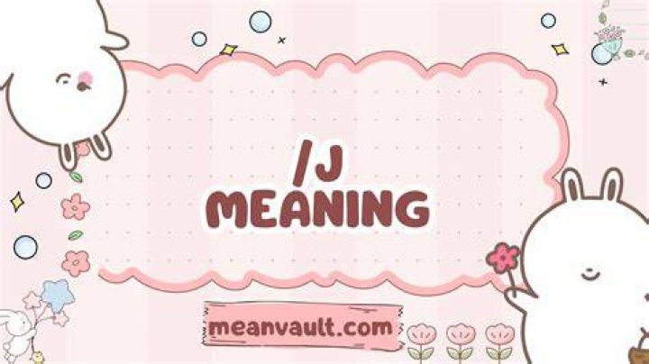What J means?