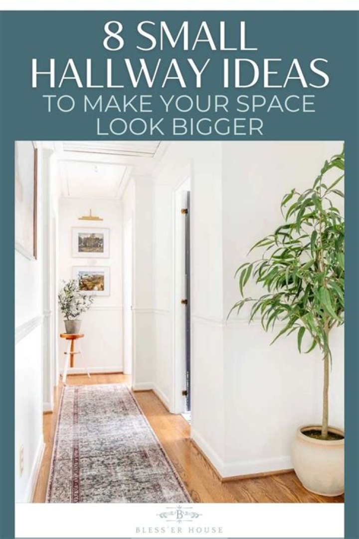 What makes a small hallway look bigger?
