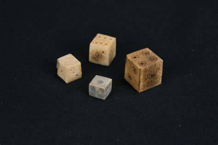 What were old dice made of?