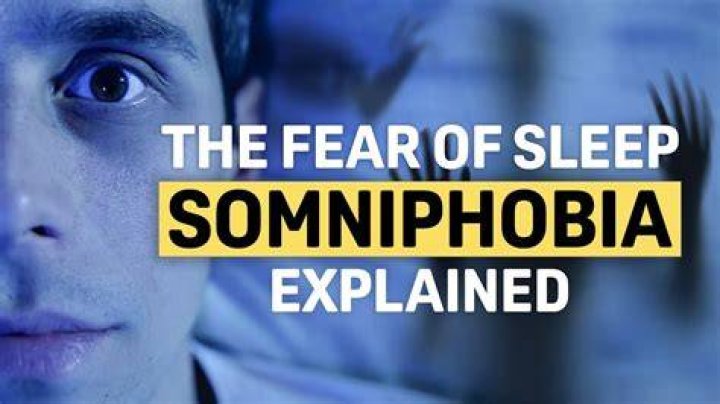 What word means fear of sleep?