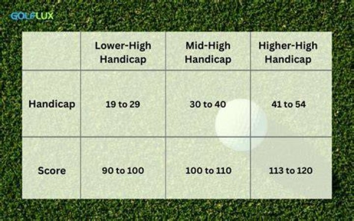 Whats a good handicap for a beginner?