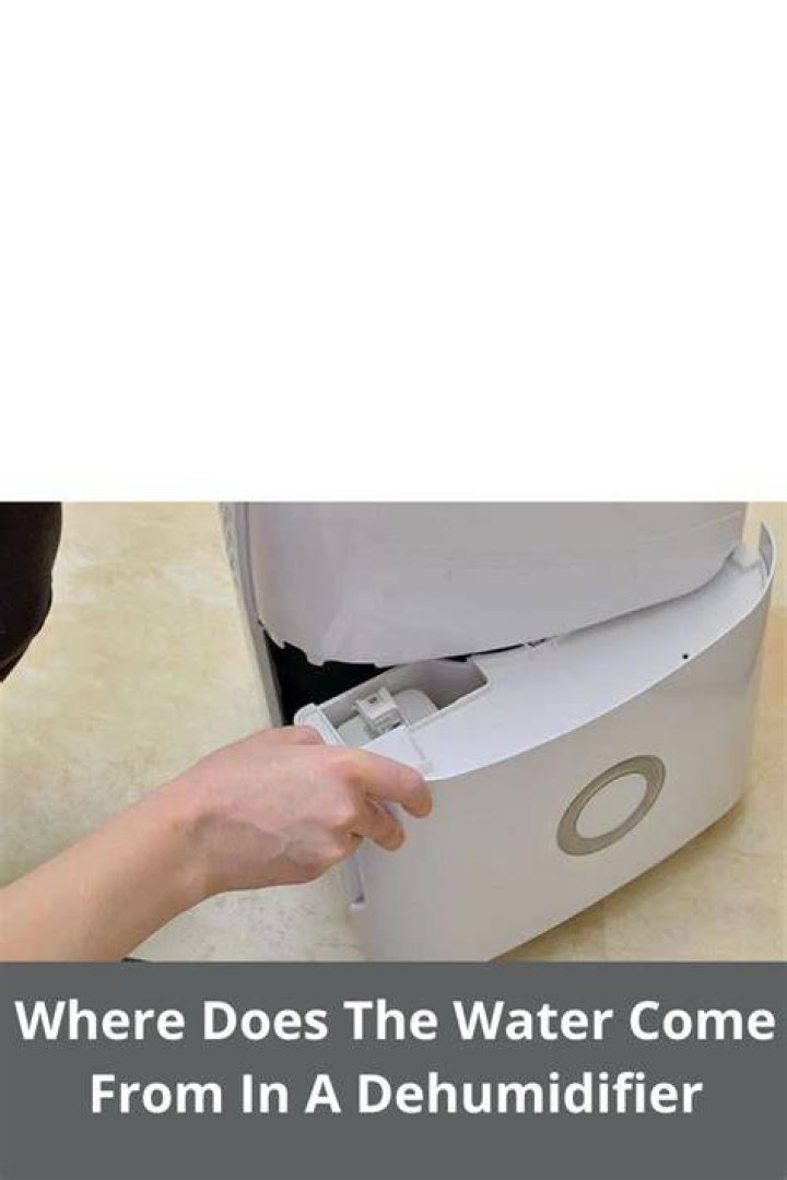 Where does the water come from in dehumidifier?
