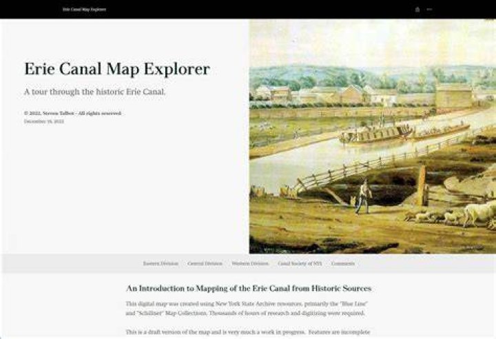 Where is the Erie Canal today?