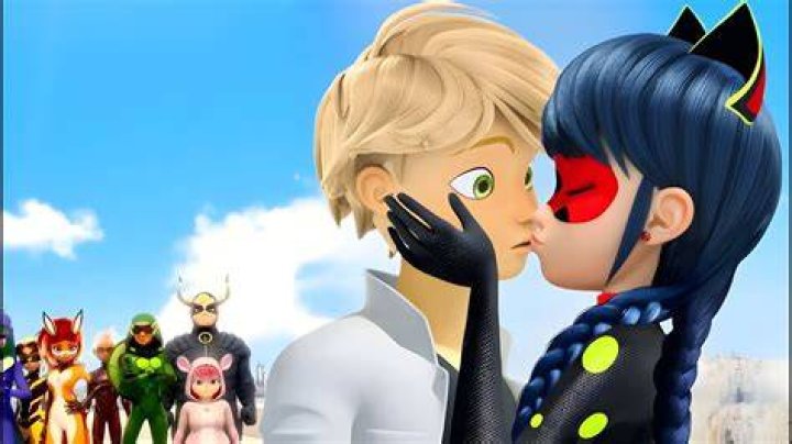 Which episode does Adrien kiss Marinette?