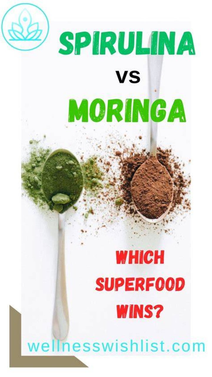 Which is better spirulina or moringa?