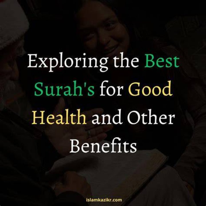 Which surah is for health?