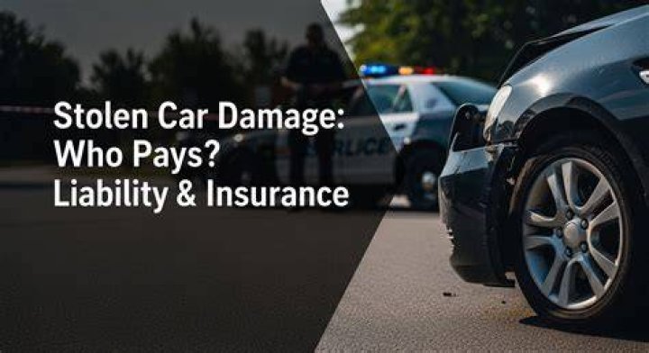 Who pays for damage caused by stolen car?