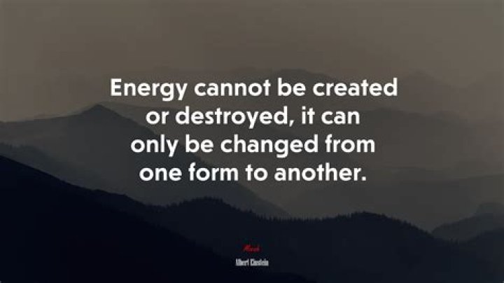 Who said that matter Cannot be created or destroyed?