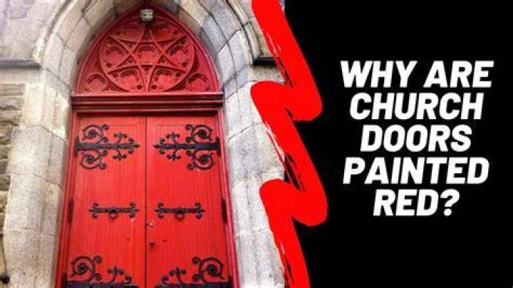 Why are church doors painted red?