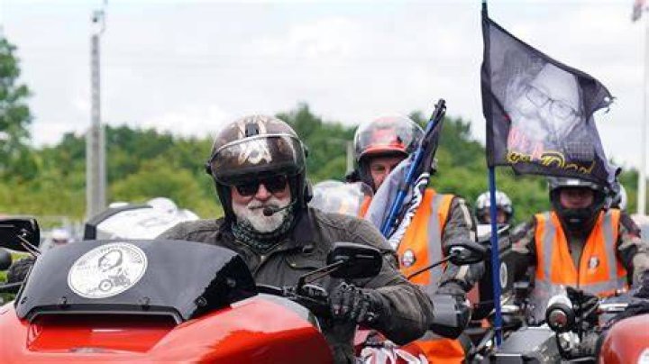 Why do bikers ride in formation?