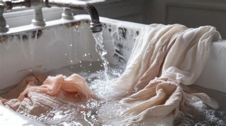Why is it necessary to soak the fabric in water overnight?
