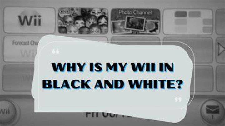 Why is my Wii stuck on a black screen?