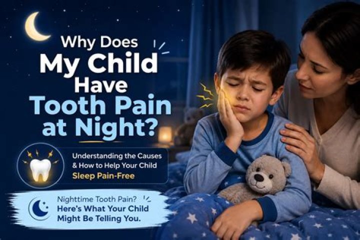 Why is tooth pain worse at night?