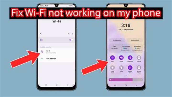 Why is WiFi not working on my phone but working on other devices?