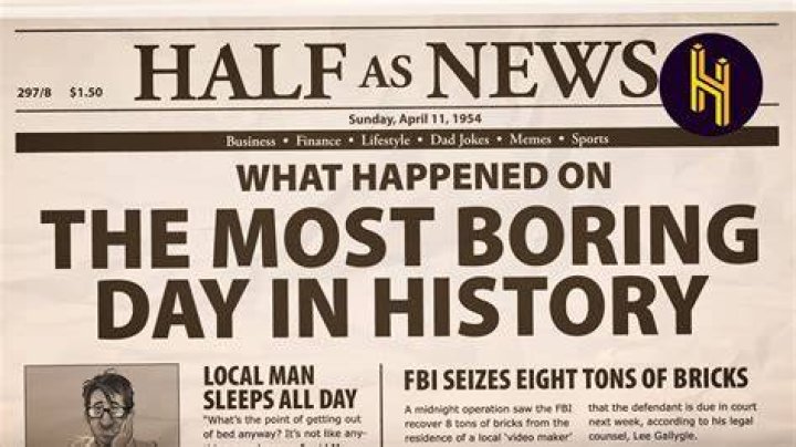 Why was April 11 1954 the most boring day ever?
